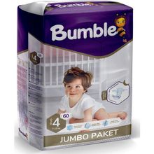 Bumble No:4 Maxi 60 Adet Bebek Bezi