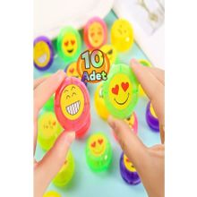 Bundeba 10 Adet Plastik Emoji Yoyo Oyuncak Karne Hediyesi Özel Gün Çocuklarımıza Doğum Günü Hediyesi