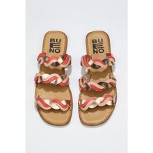Buneo Shoes 01WU3416 Pudra Multi Deri Kadın Sandalet