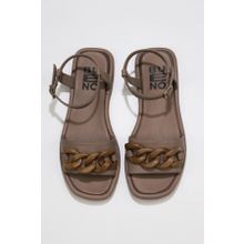 Buneo Shoes 01WU4112 Gri Deri Kadın Sandalet