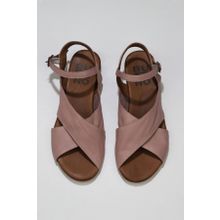 Buneo Shoes 01WU7477 Gül Kurusu Deri Kadın Sandalet