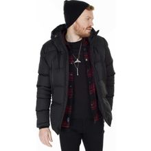 Buratti 5717101 Siyah Slim Fit Kapüşonlu Erkek Mont