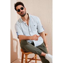 Buratti CF21S111498 Pamuklu Slim Fit Uzun Kollu Erkek Gömlek