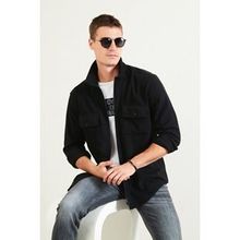 Buratti CF21W112925 Çift Cepli Fermuarlı Slim Fit Kışlık Erkek Gömlek