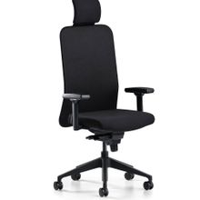 Bürotime Comfy Başlıklı Siyah Çalışma Koltuğu