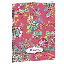 Busquets Flamenco Çizgili A4 80 Yaprak Spiralli Defter