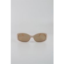 By Marine G24FT5R06 Krem UV400 Filtre Kadın Güneş Gözlüğü