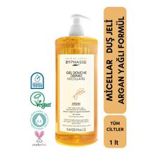 Byphasse Dermo Micellar Tüm Ciltler İçin 1000 ml Argan Oil Duş Jeli