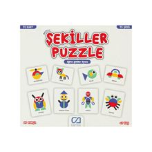 CA Games 19 Parça Şekiller Puzzle