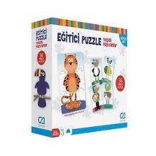 Ca Games 5028 Neşeli Hayvanlar Eğitici Puzzle