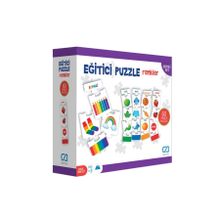 CA Games 5029 Eğitici Renkler 60 Parça Puzzle