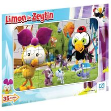 CA Games 5082 Limon İle Zeytin 35 Parça Frame Puzzle