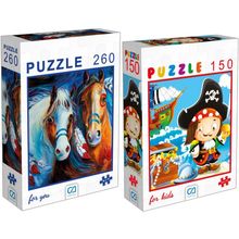 CA Games Atlar 260 Parça Puzzle