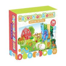 CA Games Hayvanlar Alemi Eğitici Bul Tak 36 Parça CA5146 Puzzle