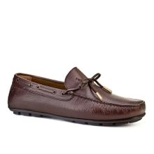 Cabani 010M492 Hakiki Deri Kahverengi Bağcık Detaylı Erkek Loafer Ayakkabı