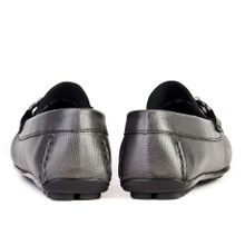 Cabani 010M823 Hakiki Deri Gri Erkek Loafer Ayakkabı