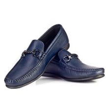 Cabani 167M098 Hakiki Deri Toka Aksesuarlı Lacivert Erkek Loafer Ayakkabı