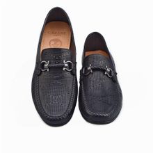 Cabani 167M098 Toka Aksesuarlı Hakiki Deri Siyah Erkek Loafer Ayakkabı