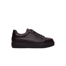Cabani Bağcıklı Kahverengi Hakiki Deri Erkek Sneaker Ayakkabı
