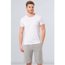 Cacharel 2169 Beyaz O Yaka Slim Fit Erkek T-shirt