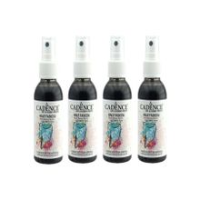 Cadence 100 ml 4'lü Siyah Sprey Kumaş Boyası