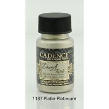 Cadence 1137 Platin Dora Metalik Kumaş Boyası
