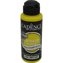 Cadence 120 ML H008 Limon Sarı Hybrid Multisurfaces Akrilik Boya