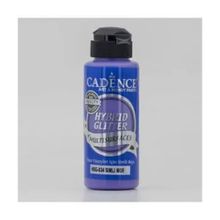 Cadence 120 ml HSG-034 Mor Gümüş Hybrid Glitter Multisurface Simli Boya