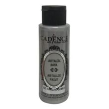 Cadence 120 ml Parlak Gümüş Akrilik Ahşap Metalik Boya 70 ml