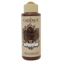 Cadence 120Ml. 9039-Koyu Kahve Style Matt Akrilik Boya