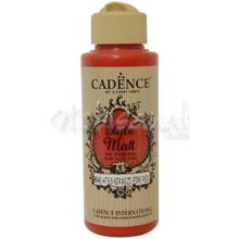 Cadence 120ml 9044 Kök Kırmızı/Alizarin Style Matt Akrilik Boya