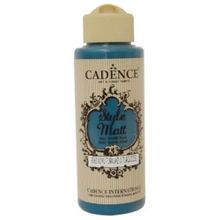 Cadence 120Ml. 9062-Koyu Turkuaz Style Matt Akrilik Boya