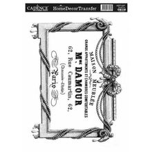 Cadence 25x35 cm HDT-037 Home Decor Transfer