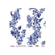 Cadence 30x32 cm K016 Boya Dünya'nın Mavi Tonları Pirinç Kağıt