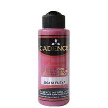 Cadence 4004 M.Fuşya 120 ml Premium Akrilik Boya