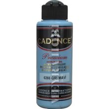 Cadence 6266 Gri Mavi Yarı Mat 120 ml Akrilik Boya