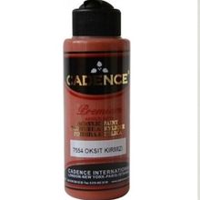 Cadence 7554 Oksit Kırmızı 70 ml Akrilik Boya