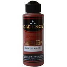 Cadence 7590 Kızıl Kahve 120 ml Akrilik Boya