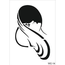 Cadence A4 Woman Collection WC-14 Stencil Şablon