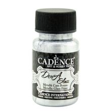 Cadence Dora 3132 Gümüş 50 ml Metalik Cam Boyası