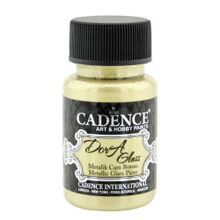 Cadence Dora 3148 Beyaz Altın 50 ml Metalik Cam Boyası