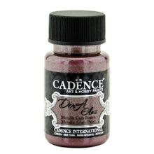 Cadence Dora 3157 Parlak Vişne Çürüğü 50 ml Metalik Cam Boyası