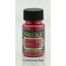 Cadence Dora Textile 1133 Kırmızı 50 ml Metalik Kumaş Boyası
