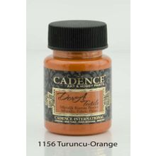 Cadence Dora Textile 1156 50 ml Turuncu Metalik Kumaş Boyası