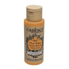 Cadence F-633 Turuncu Style Matt Fabric Kumaş Boyası