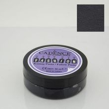 Cadence FMP-12 Siyah Metalik Fashion Kumaş Rölyef Pasta