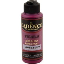 Cadence Fuşya Su Bazlı 120 ml Ahşap Akrilik Boya