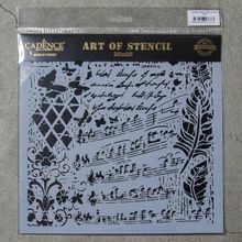 Cadence GCSM-013 25x25 Midi Grunge Stencil