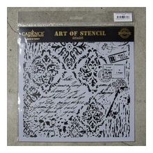 Cadence GCSM-015 Midi Grunge 25x25 cm Stencil