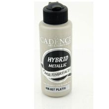 Cadence H807 Platin 120 ml Multisurface Hibrit Metalik Boya